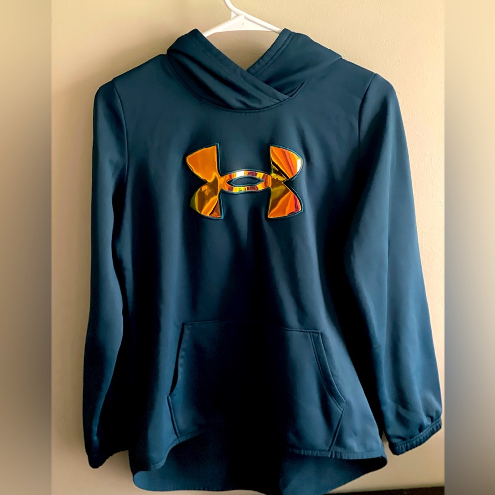 NWOT Girls Under Armour Navy Blue Hoodie
